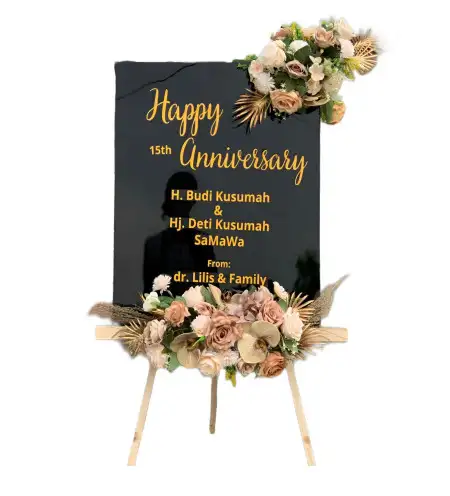 Papan Bunga Akrilik Wonoplumbon